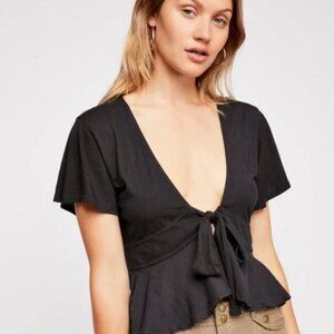 We the Free Free People Tie Front Top (135)